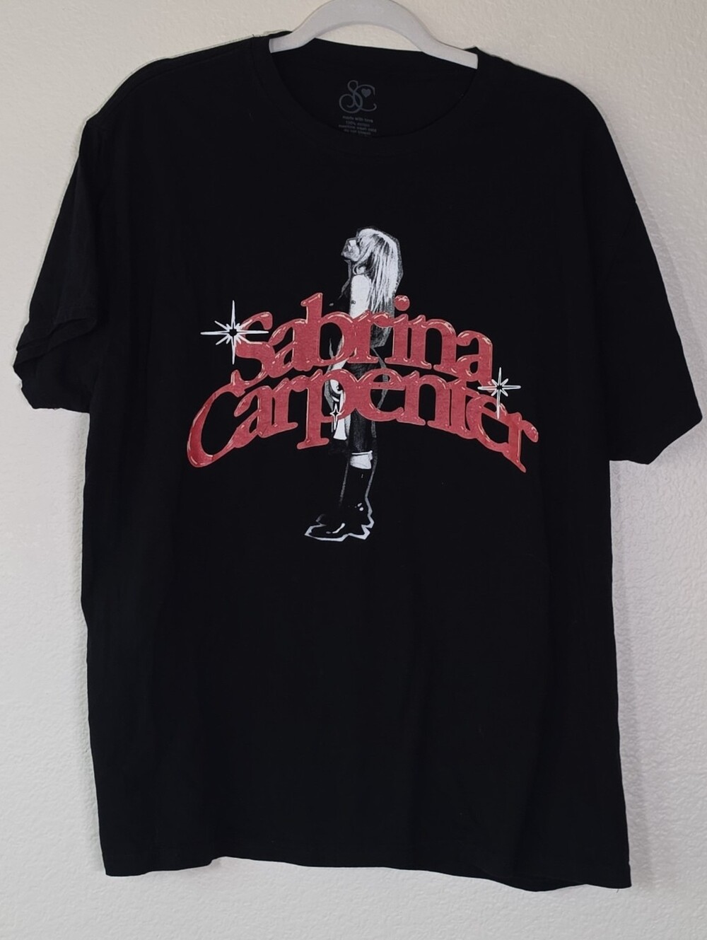 Sabrina Carpenter Black Graphic Tee 2XL